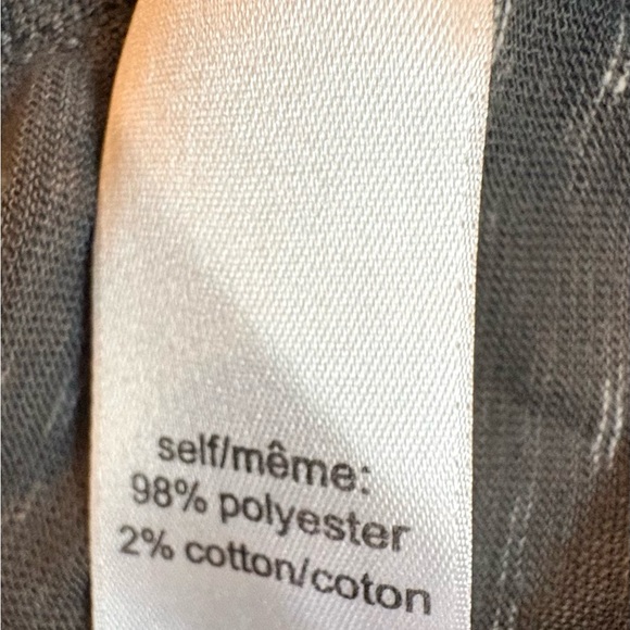 Maurices Charcoal 3/4 Sleeve Top with Accents Medium - Picture 4 of 9